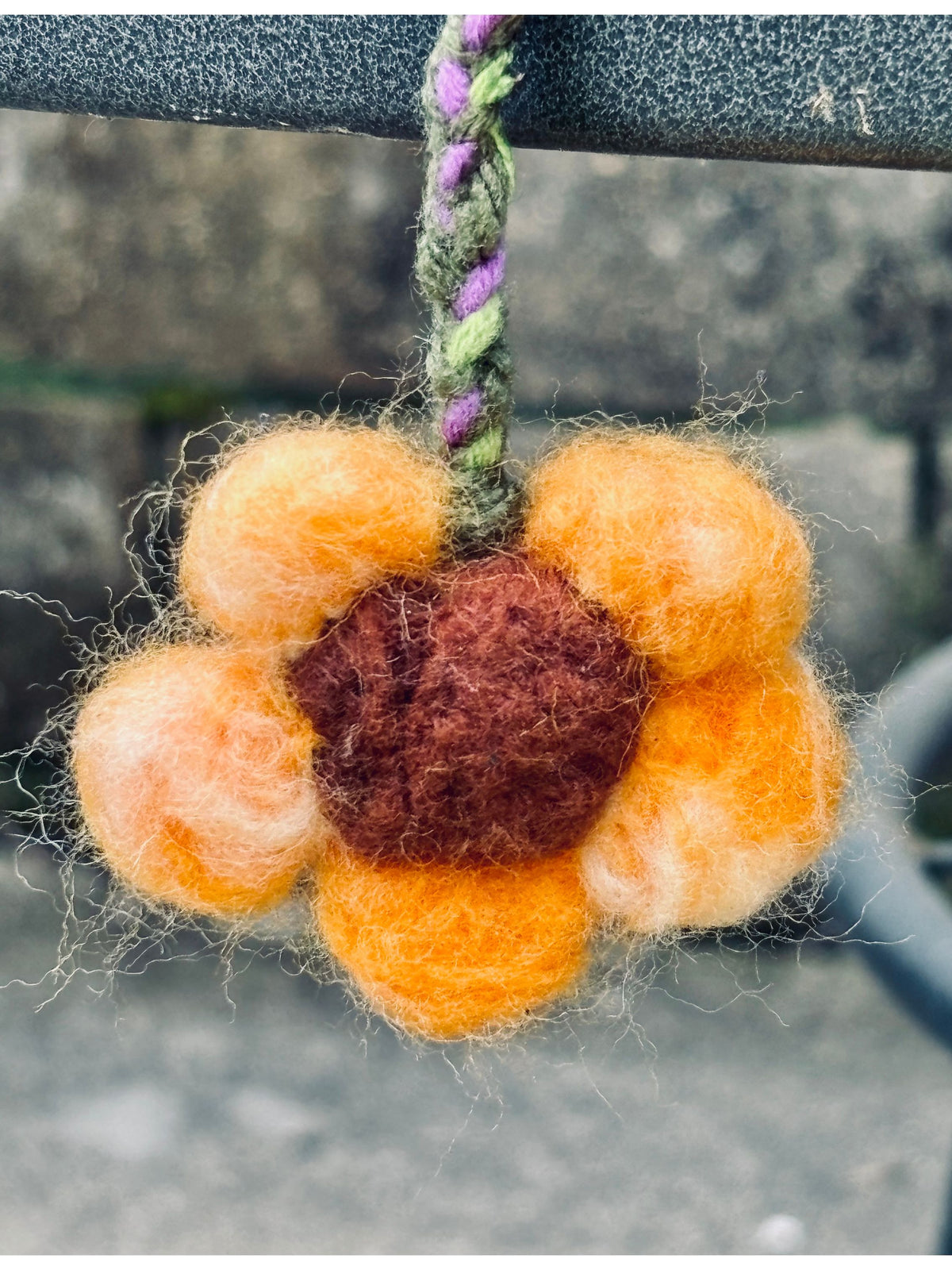 Flower keychain